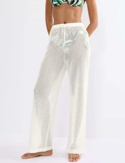 Crochet-Style Beach Trousers