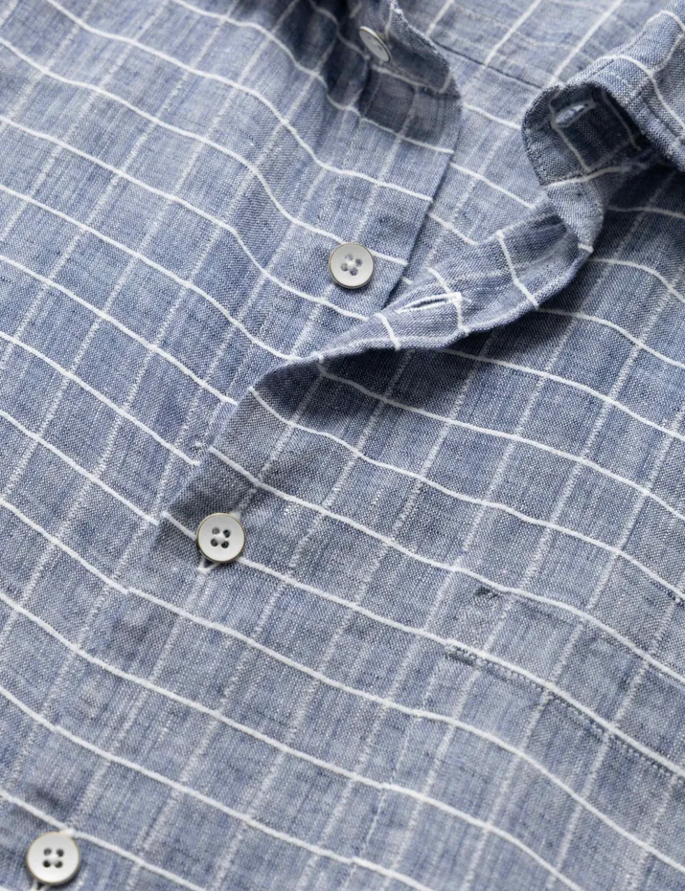 Croftview Linen Rich Checked Shirt