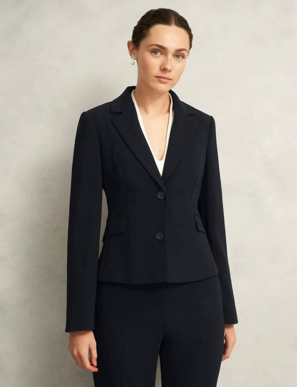 Cropped Tailored Jacket