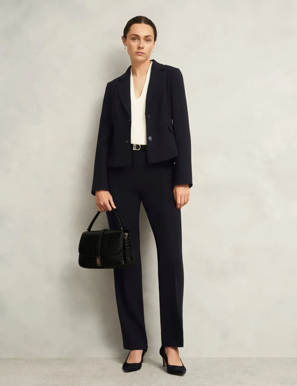 Cropped Tailored Jacket