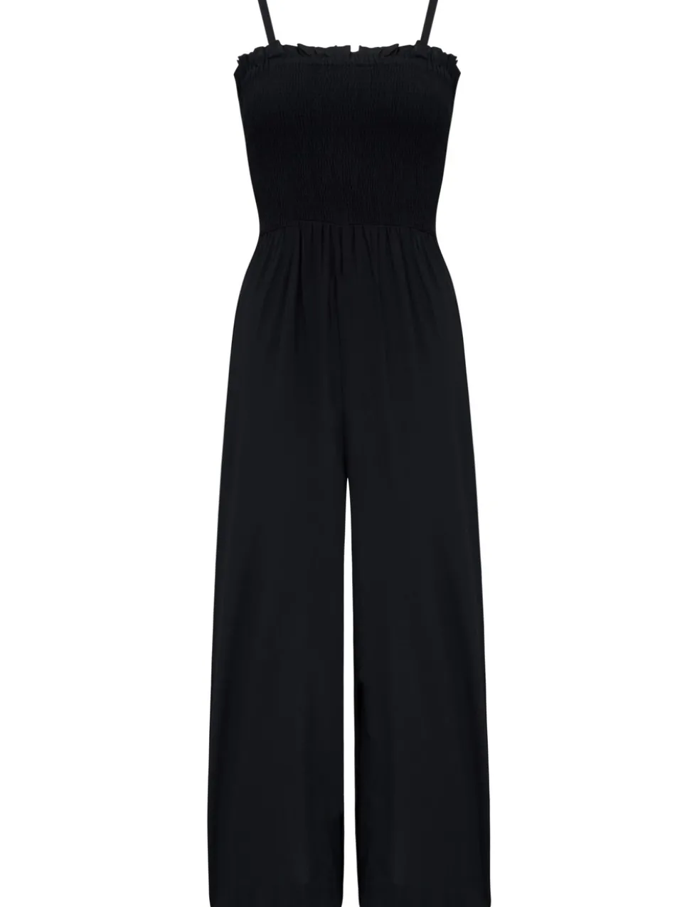 Cropped Wide Leg Jumpsuit