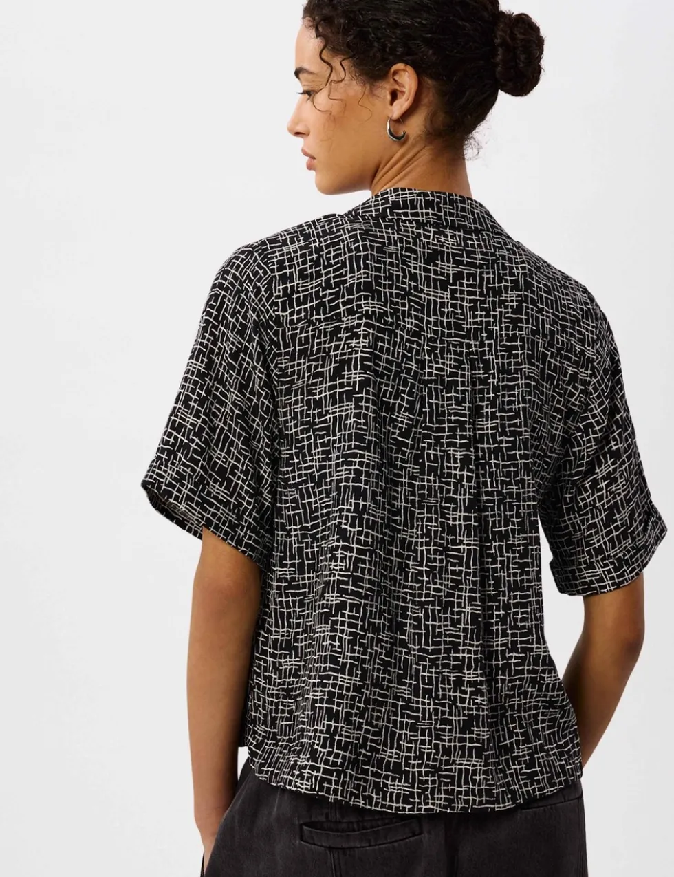 Cupro Rich Printed Shirt