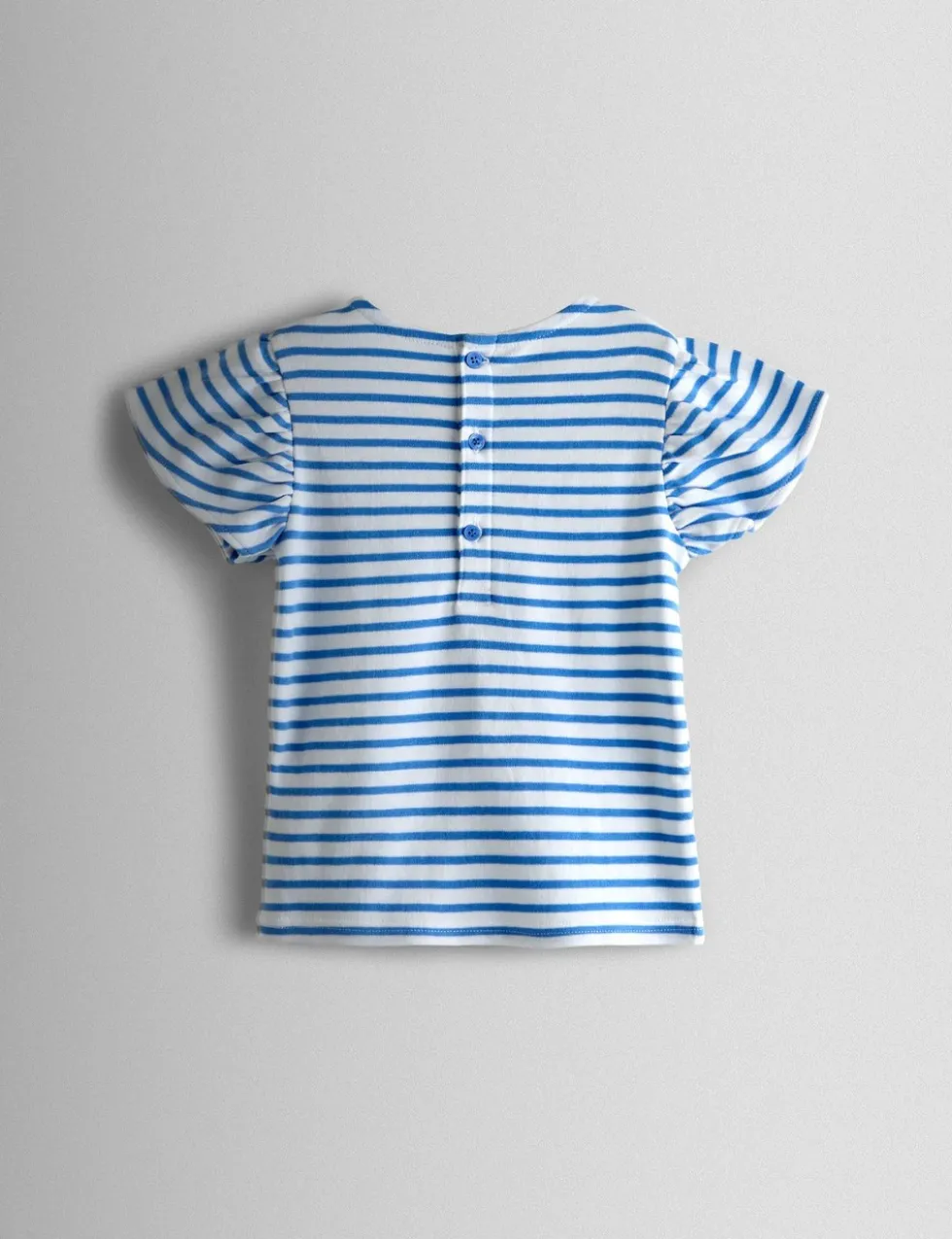 Daisy Boucle Appliqué Striped Top (6 Mths-9 Yrs)
