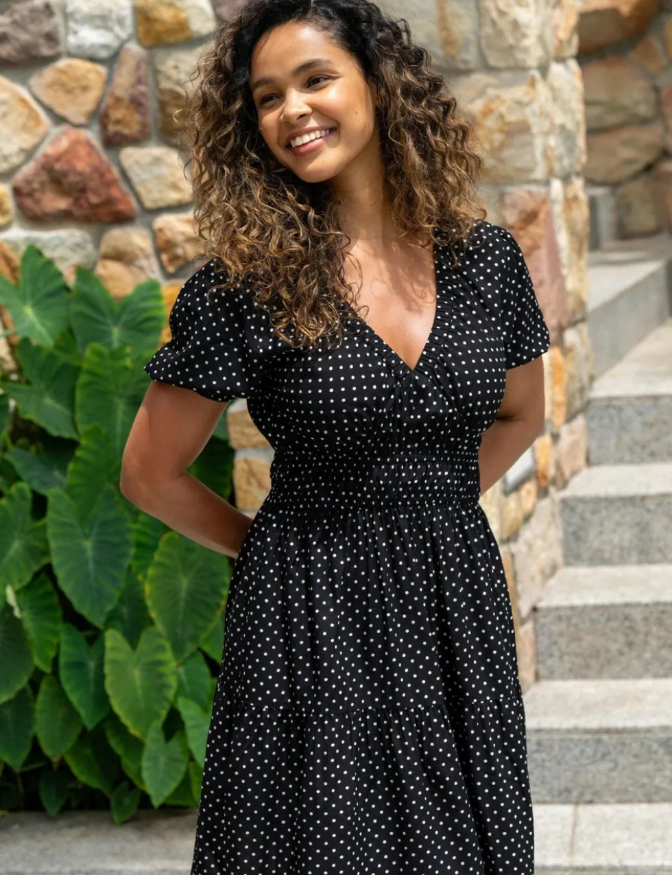 Danielle Elasticated Chanel Tiered Short Dress