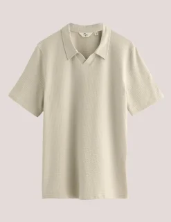 Delray Cotton Rich Waffle Polo Shirt