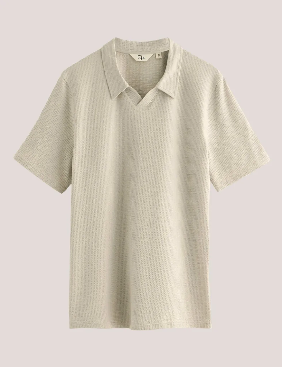 Delray Cotton Rich Waffle Polo Shirt