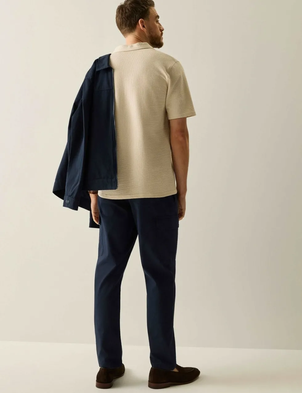 Delray Cotton Rich Waffle Polo Shirt