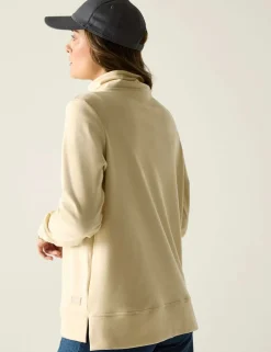 Demmi Funnel Neck Half Zip Sweatshirt