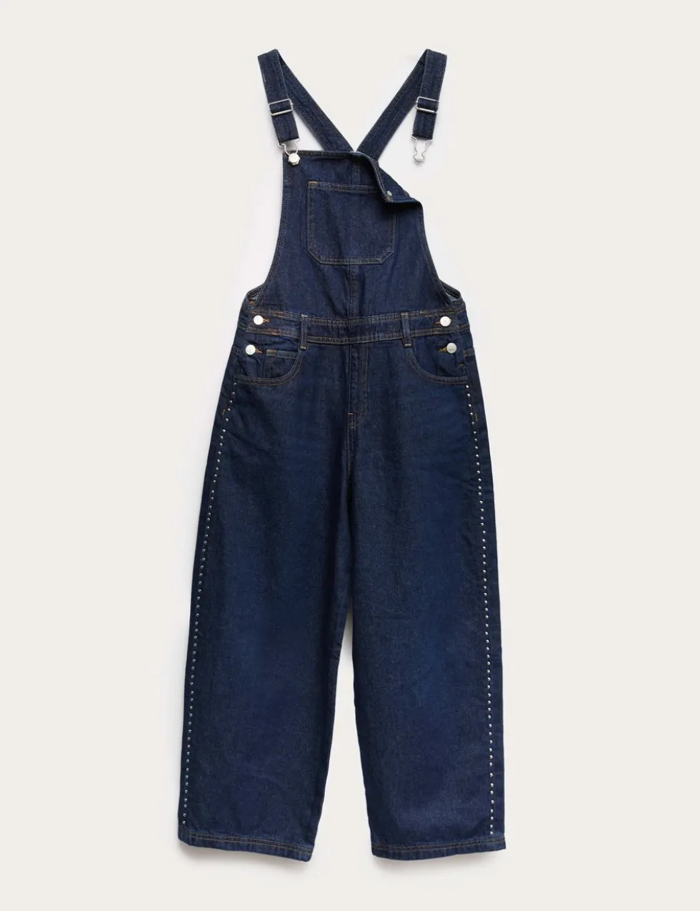 Denim Barrel Dungarees (6-16 Yrs)