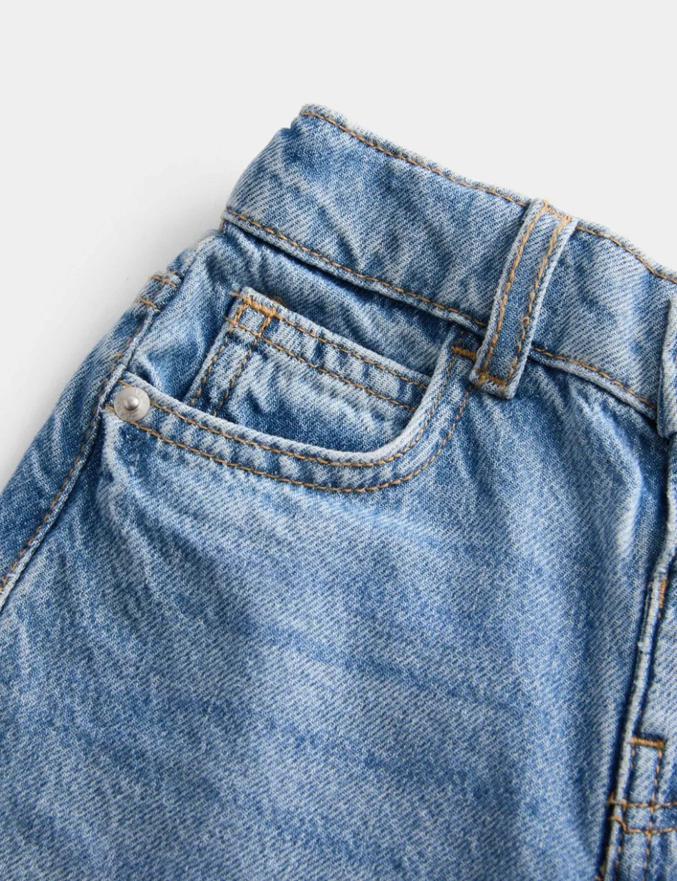 Denim Barrel Leg Jeans (2-10 Yrs)