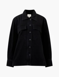 Denim Collared Jacket