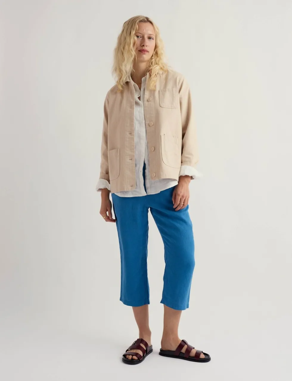 Denim Collared Jacket