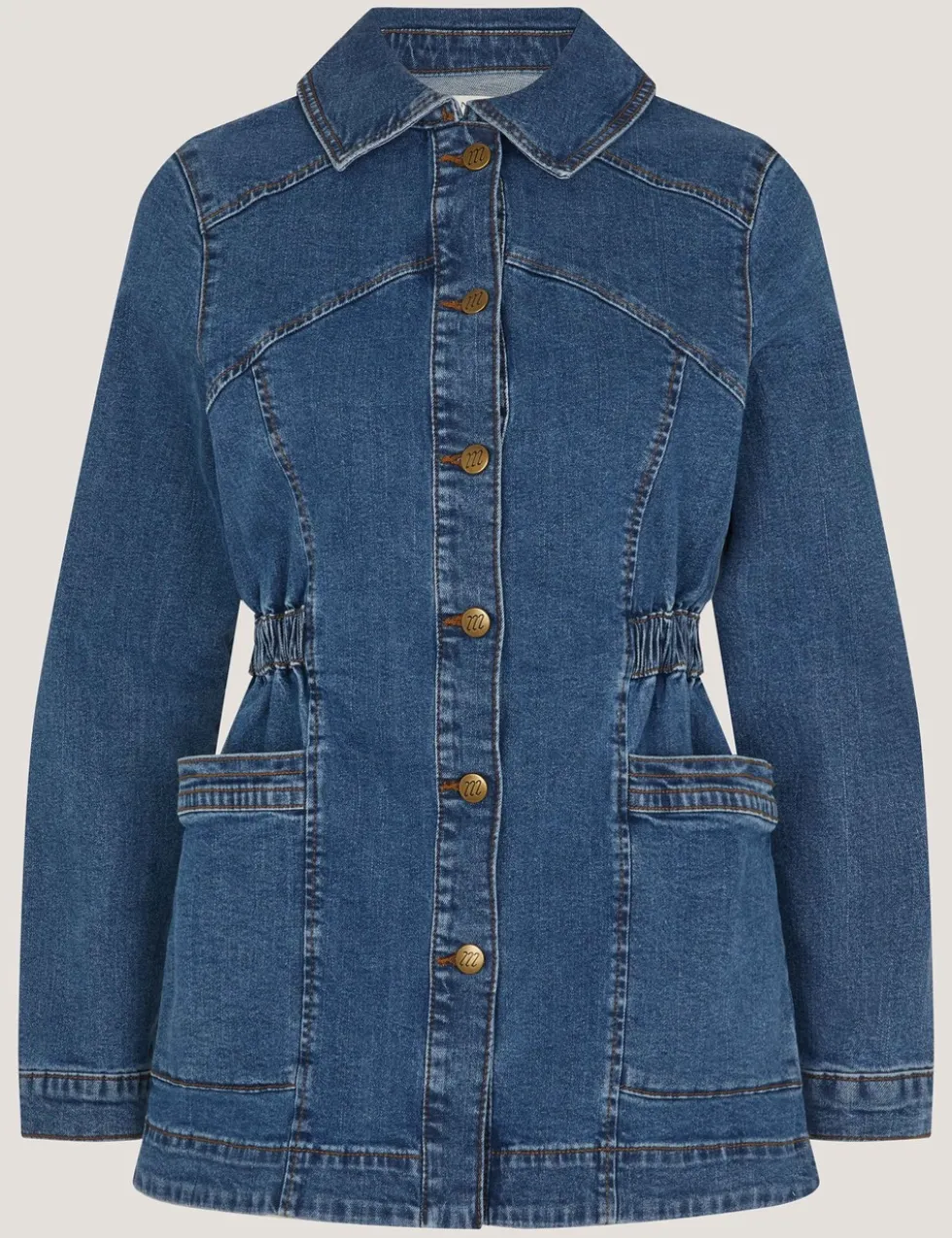 Denim Collared Jacket