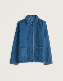 Denim Collared Jacket