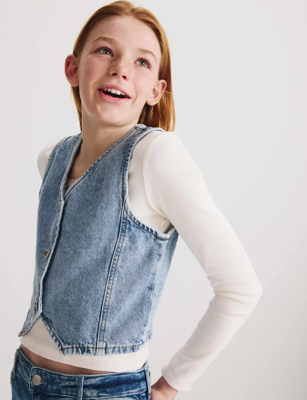 Denim Gilet Vest (6-16 Yrs)