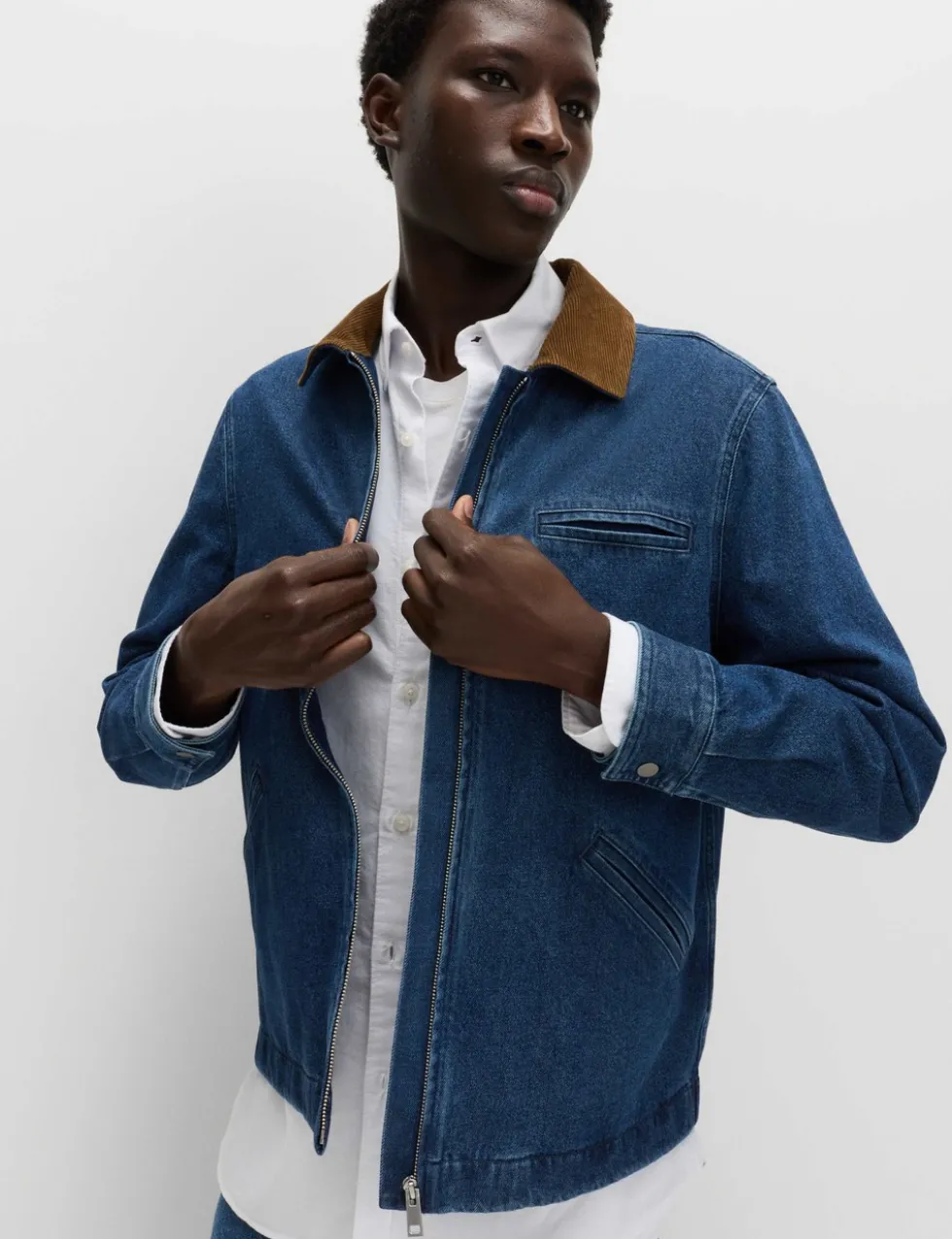 Denim Harrington Jacket