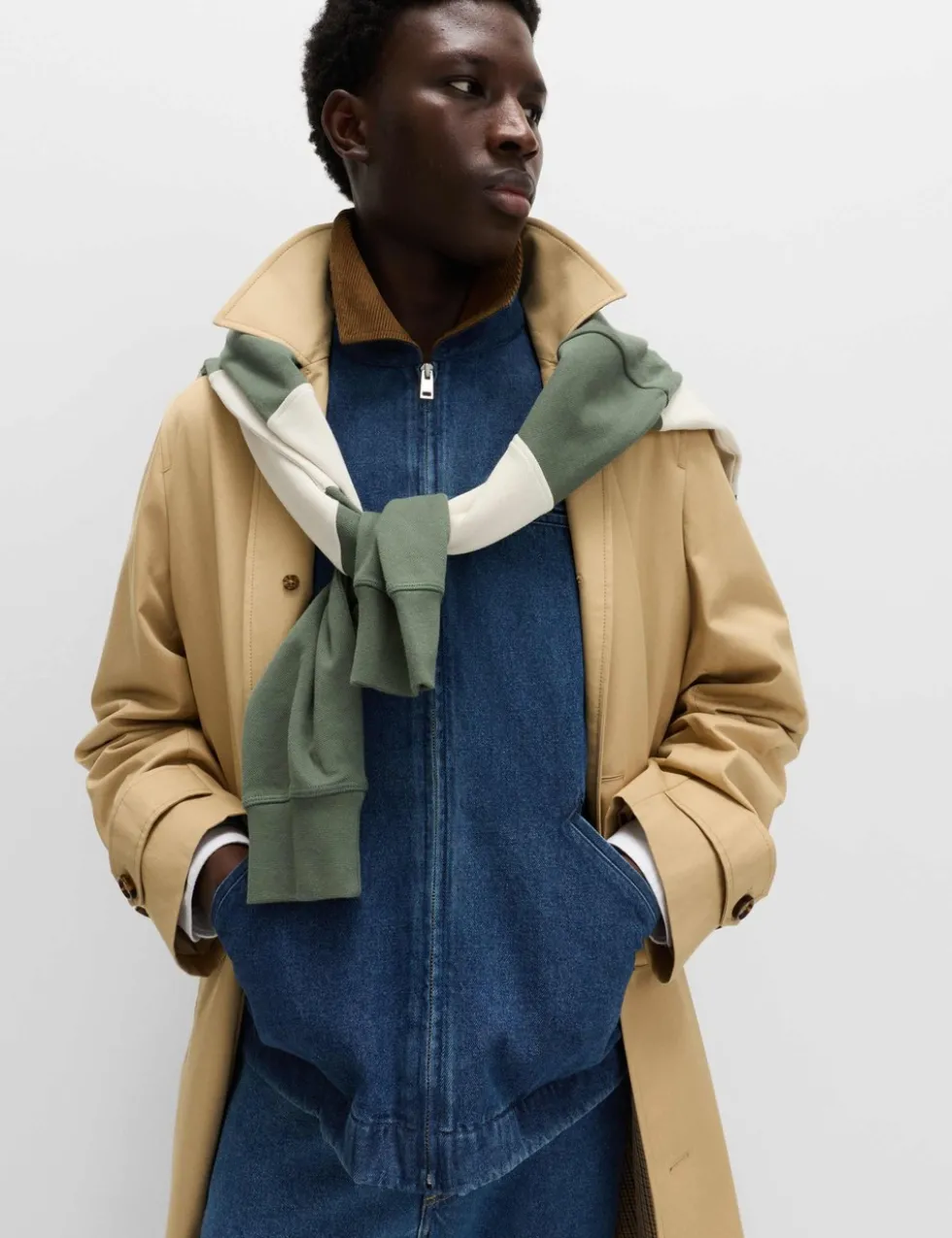 Denim Harrington Jacket