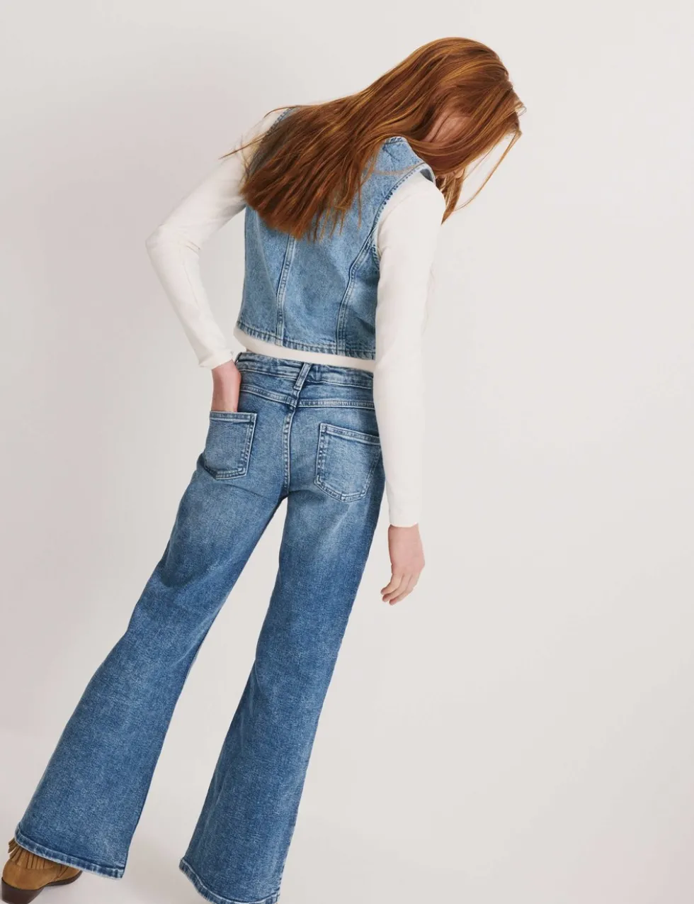 Denim Kickflare Jeans (6-16 Yrs)