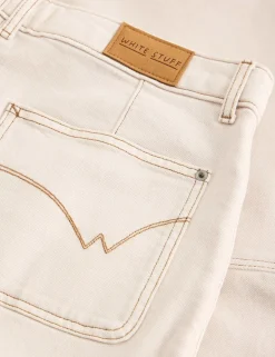 Denim Knee Length A-Line Skirt