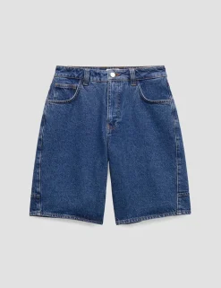 Denim Knee Length Shorts
