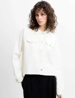 Denim Knitted Lightweight Jacket