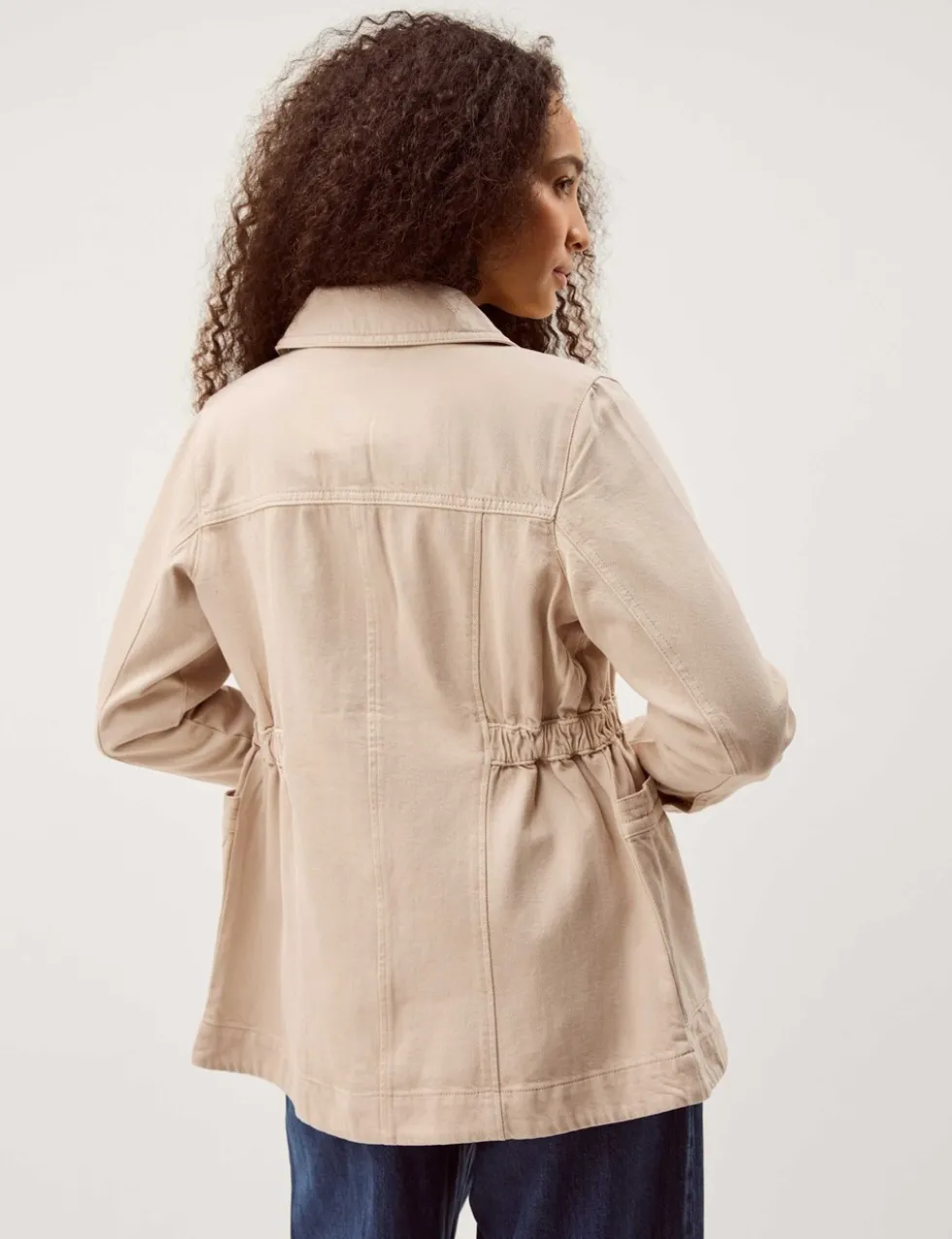 Denim Longline Jacket