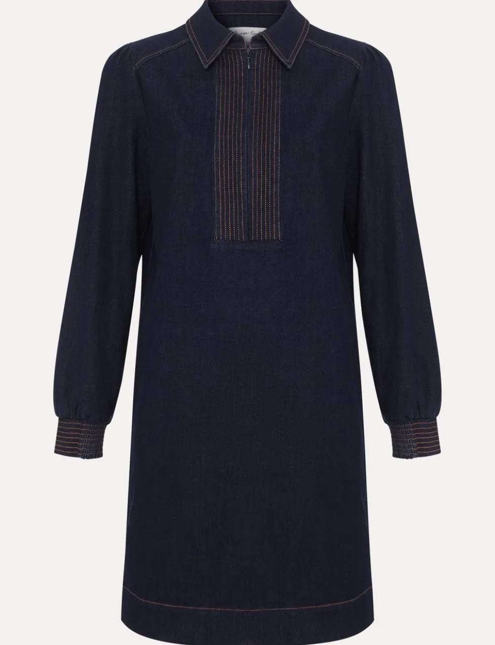 Denim Mini Shirt Dress