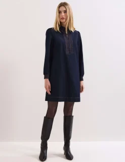 Denim Mini Shirt Dress