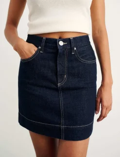 Denim Mini Skirt