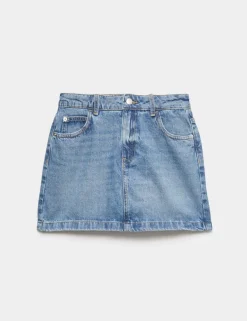 Denim Mini Skirt (6-16 Yrs)