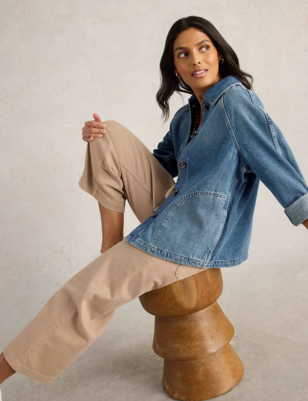 Denim Relaxed Jacket