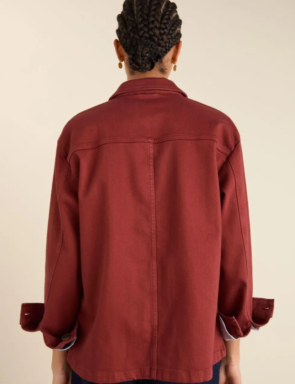Denim Relaxed Utility Jacket