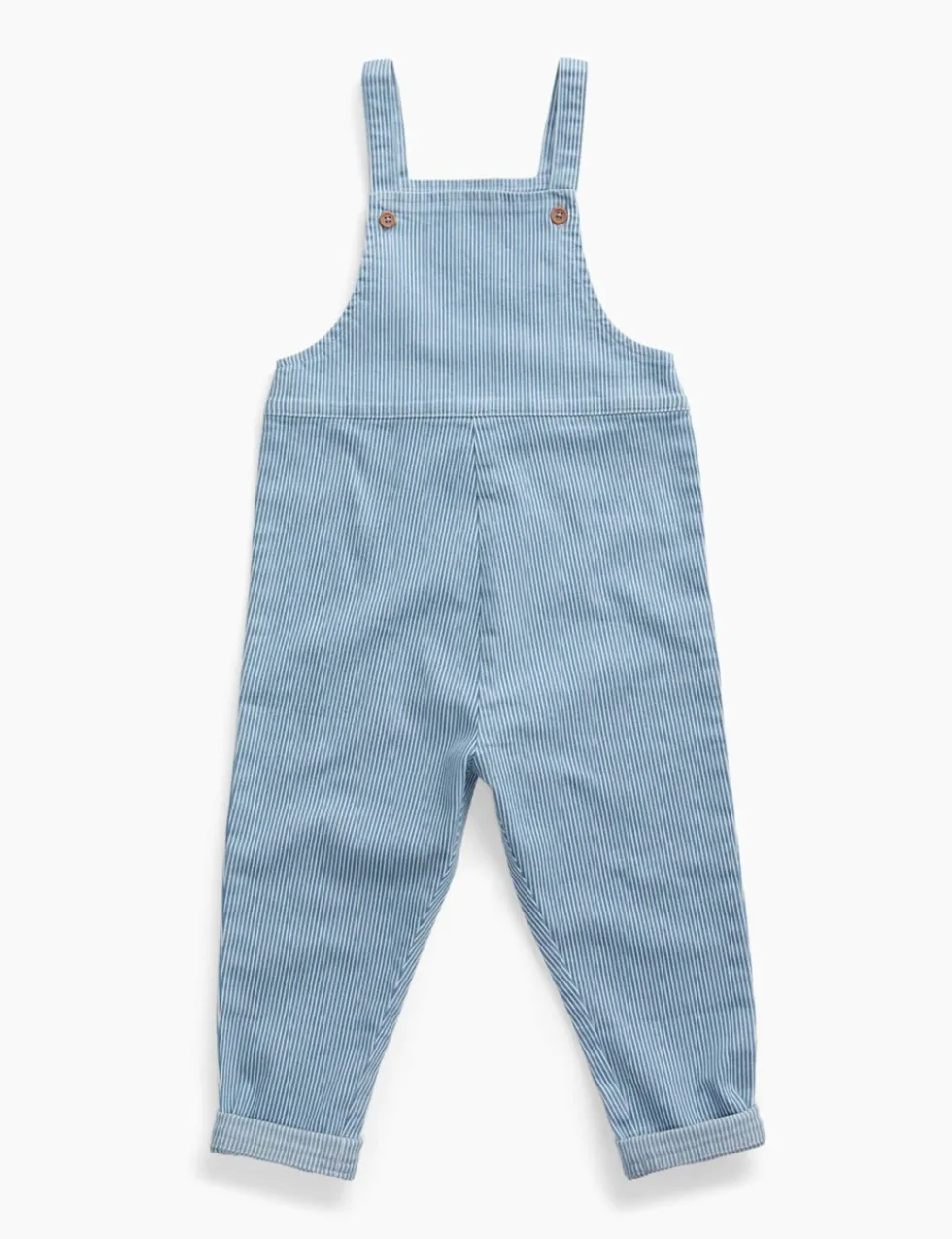 Denim Striped Dungarees (3 Mths - 4 Yrs)