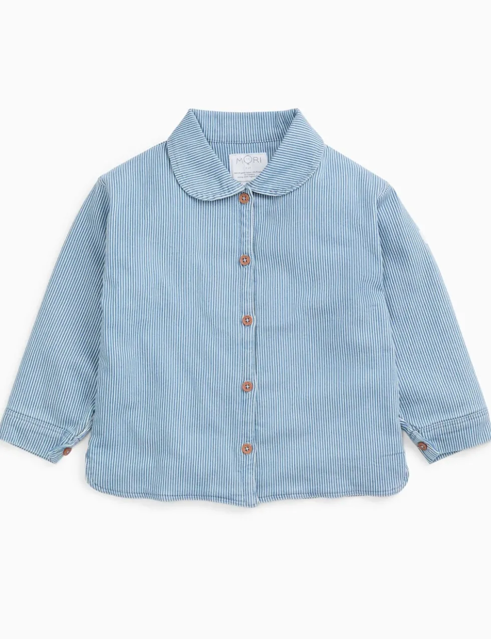Denim Striped Quilted Jacket (3 Mths-6 Yrs)