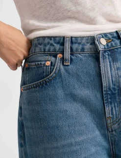 Denim Wide Leg Culottes