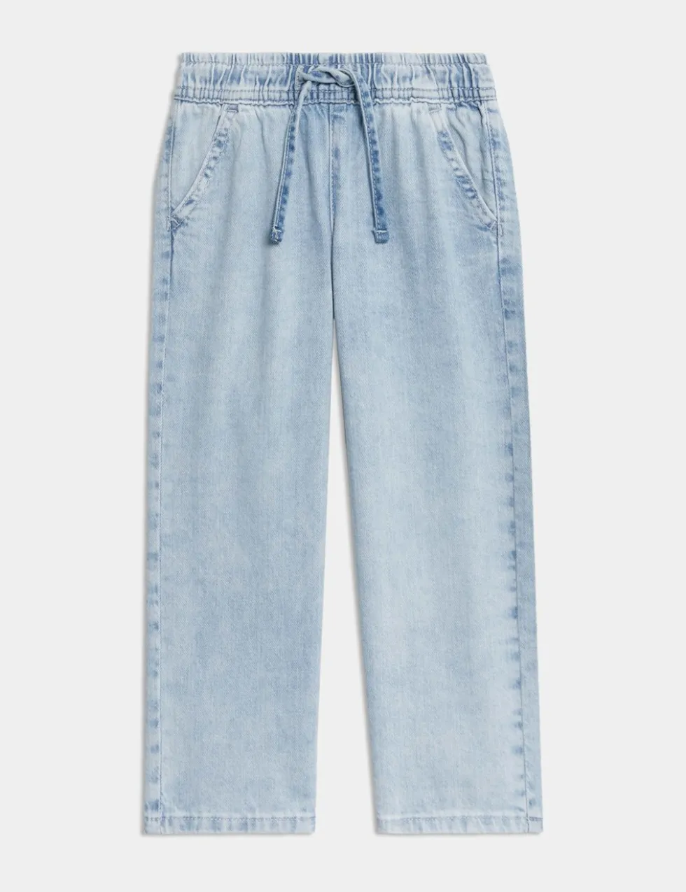 Denim Wide Leg Elasticated Waist Jeans (2-8 Yrs)