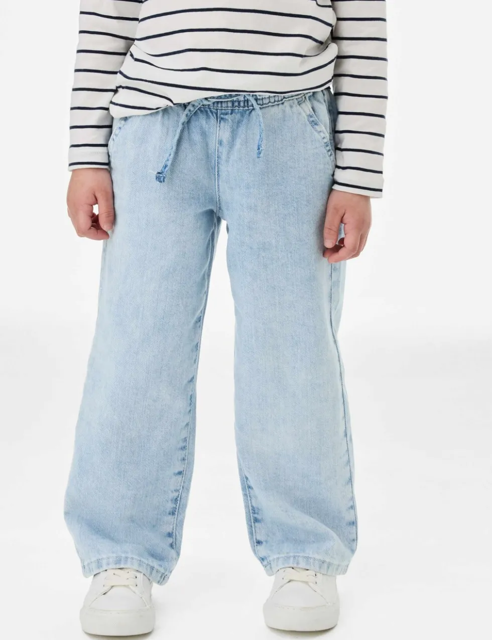 Denim Wide Leg Elasticated Waist Jeans (2-8 Yrs)