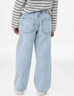 Denim Wide Leg Elasticated Waist Jeans (2-8 Yrs)