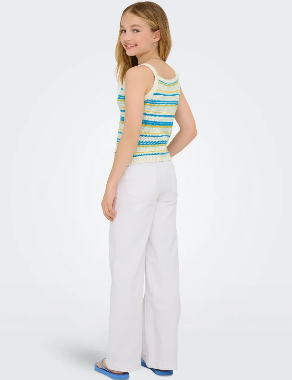 Denim Wide Leg Jeans (8-14 Yrs)