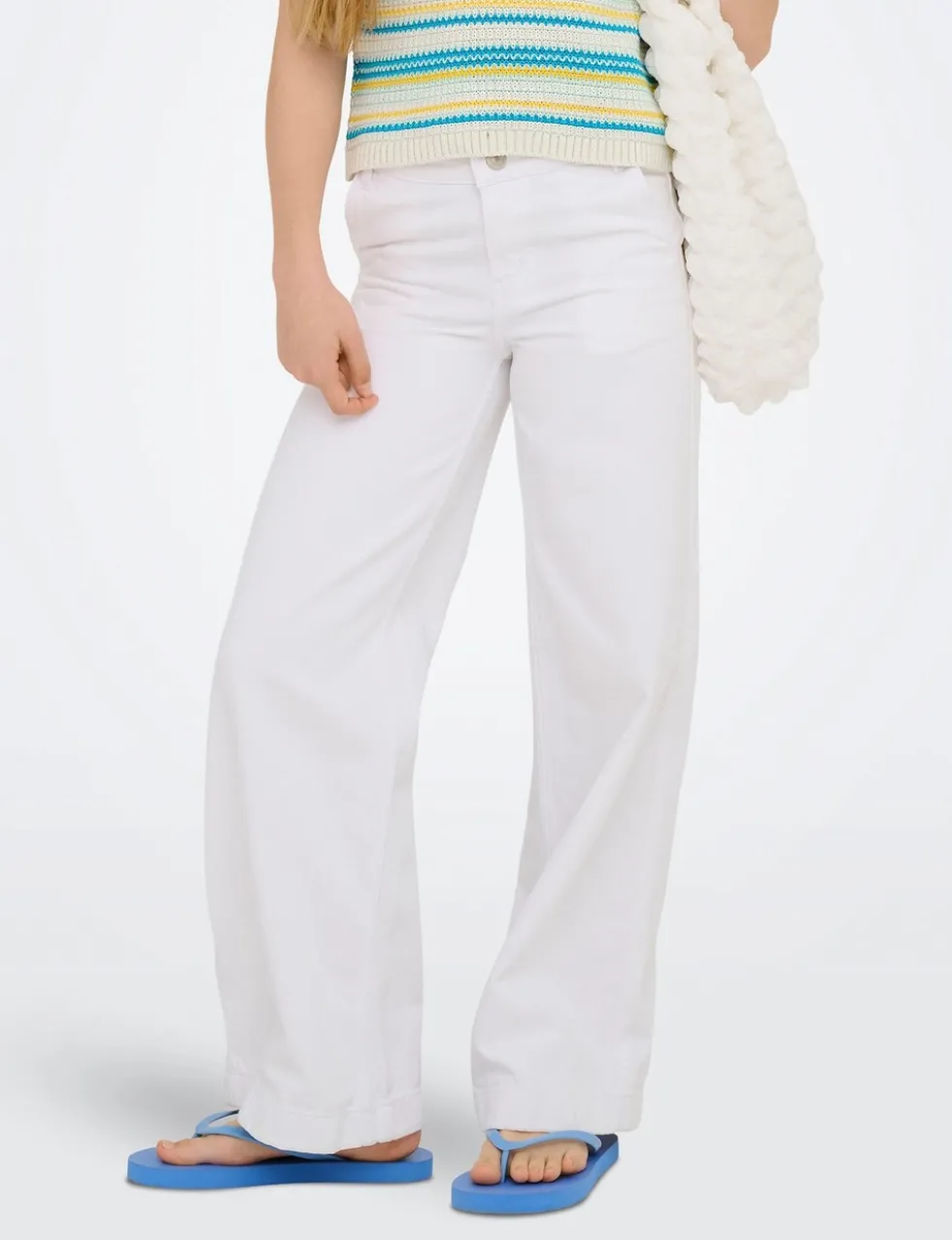 Denim Wide Leg Jeans (8-14 Yrs)