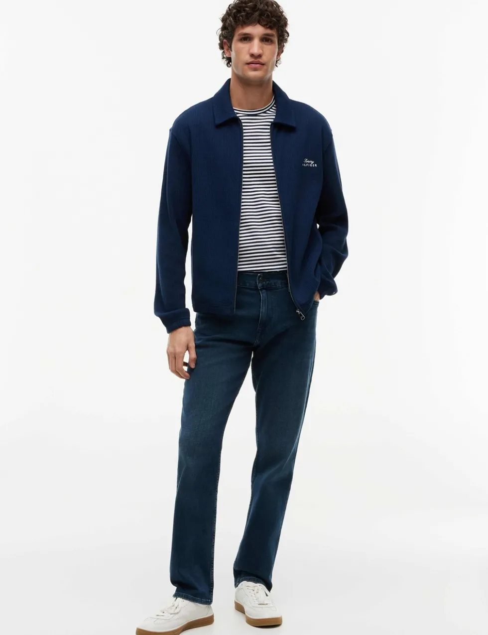 Denton Straight Fit 5 Pocket Jeans