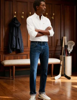Denton Straight Fit 5 Pocket Jeans