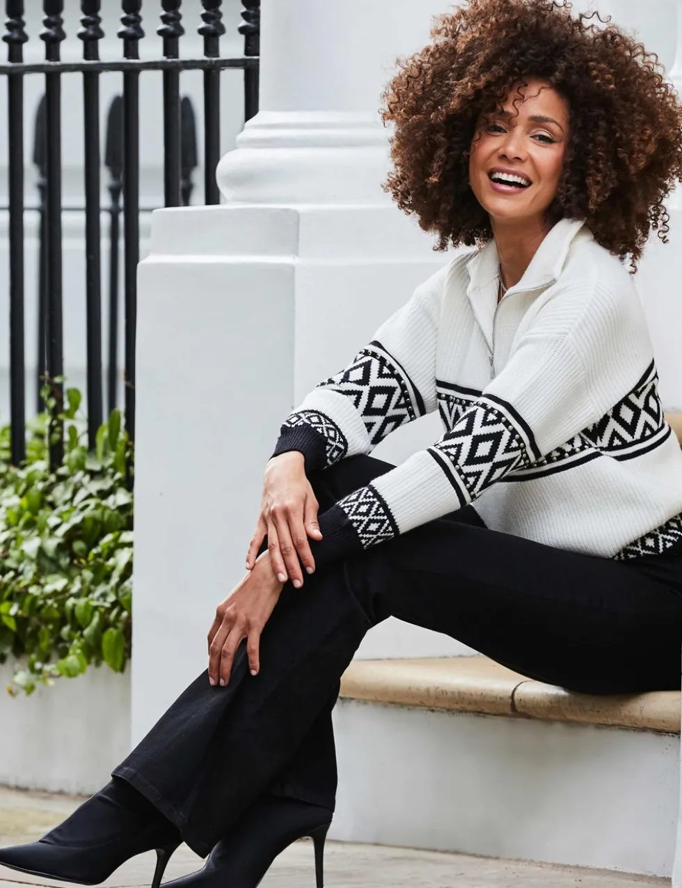 Detailed Roll Neck Jumper