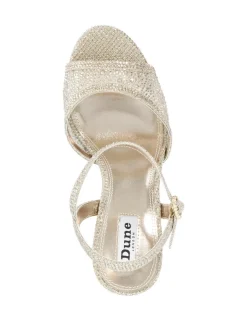 Diamante Platform Almond Toe Sandals