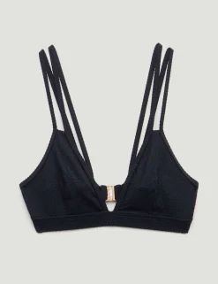 Dina Crinkle Triangle Bikini Top