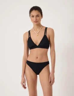 Dina Crinkle Triangle Bikini Top