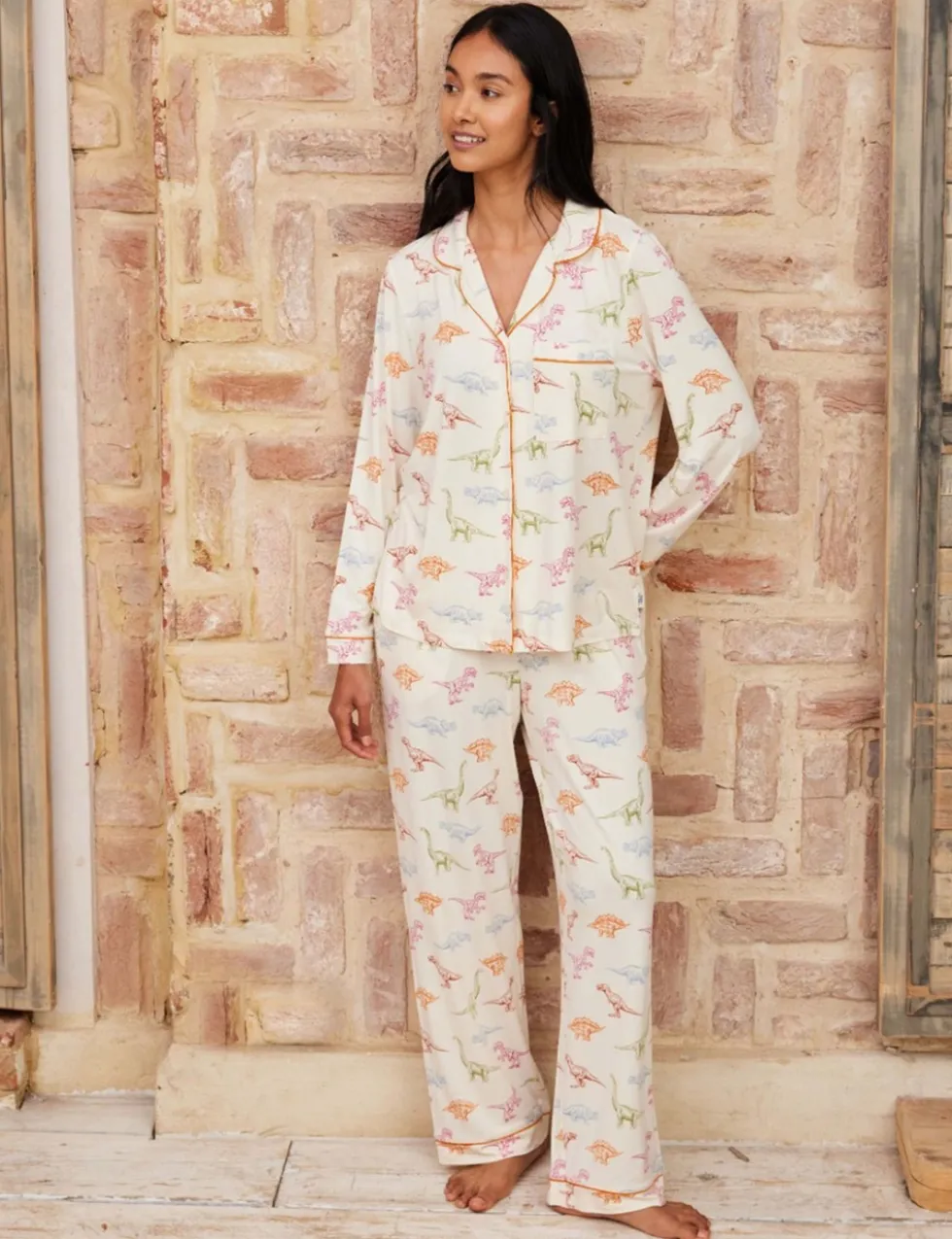 Dinosaur Print Pyjama Set