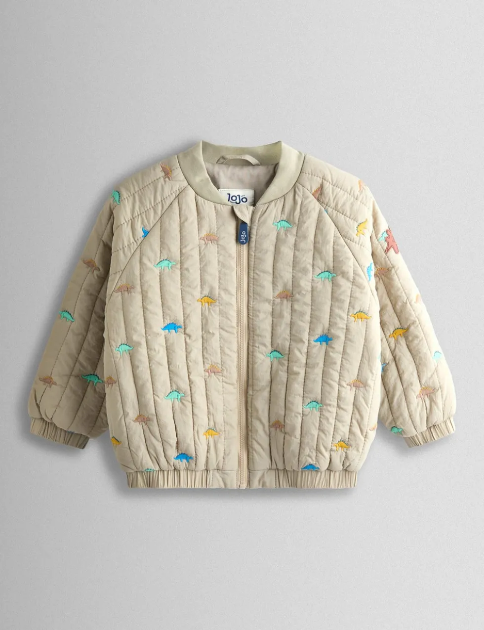 Dinosaur Quilted Bomber Jacket (6 Mths-6 Yrs)