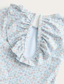 Ditsy Floral Long Sleeve Swimsuit (0-18 Mths)