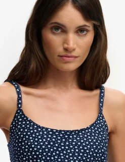 Ditsy Floral Scoop Neck Maxi Cami Slip Dress